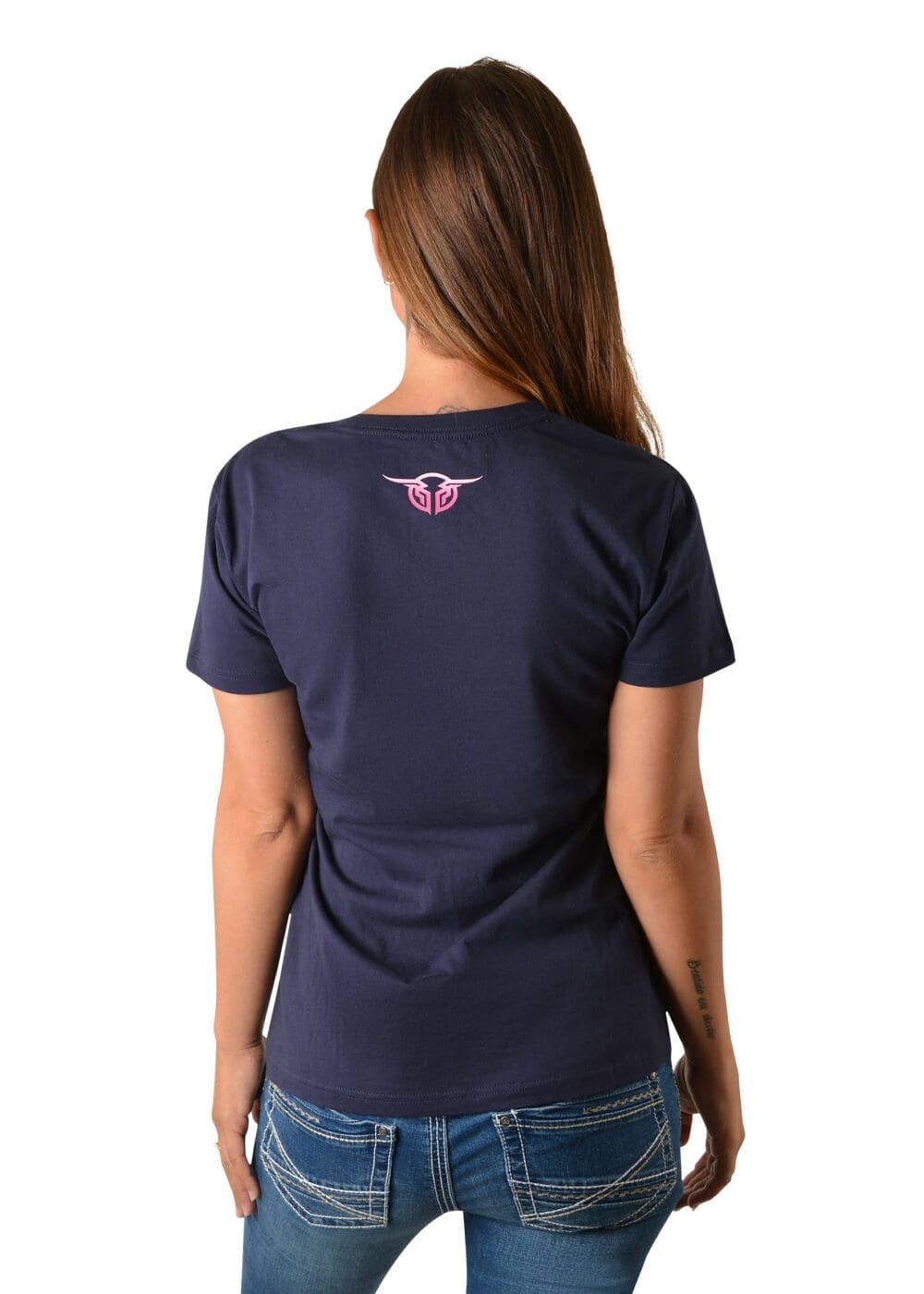 Bullzye Womens's Flex Tee - Back