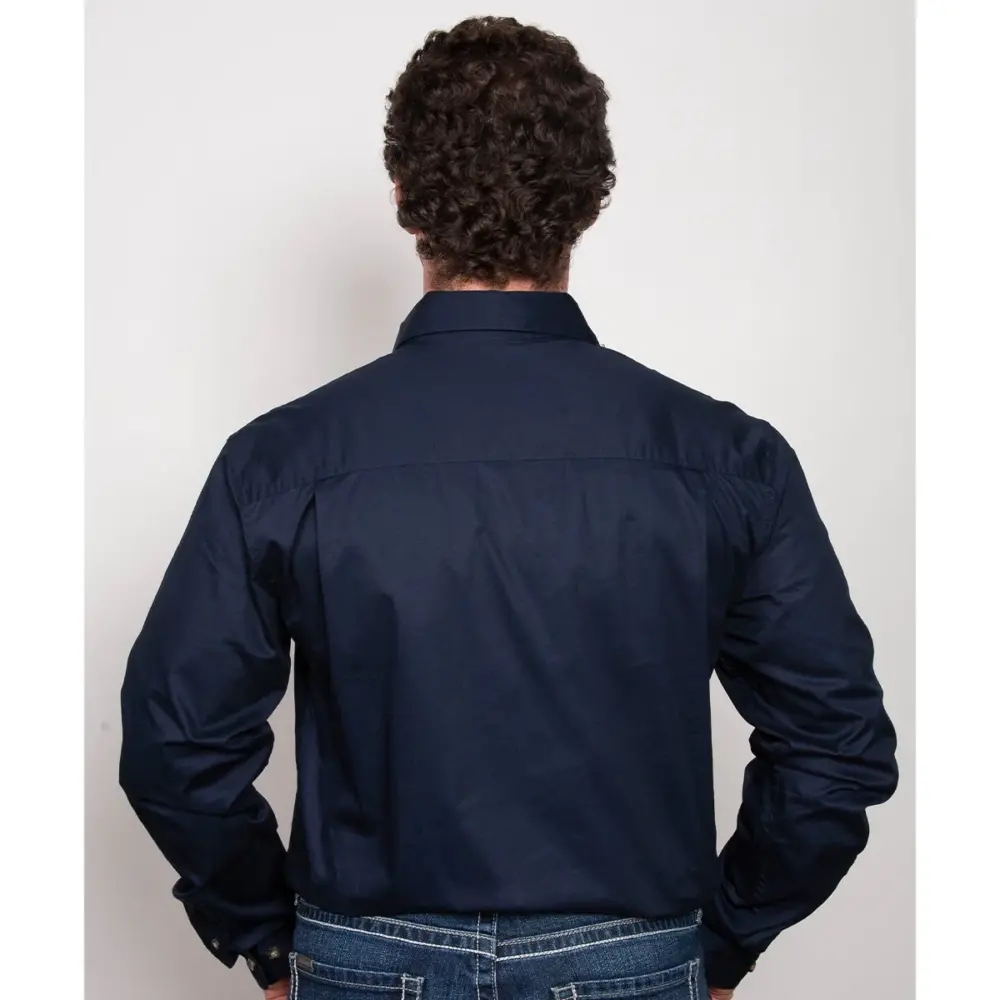 JCA Cameron Workshirt - Back - Navy
