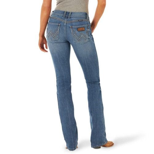 Wrangler Womens Sadie Low Rise Jeans - Back