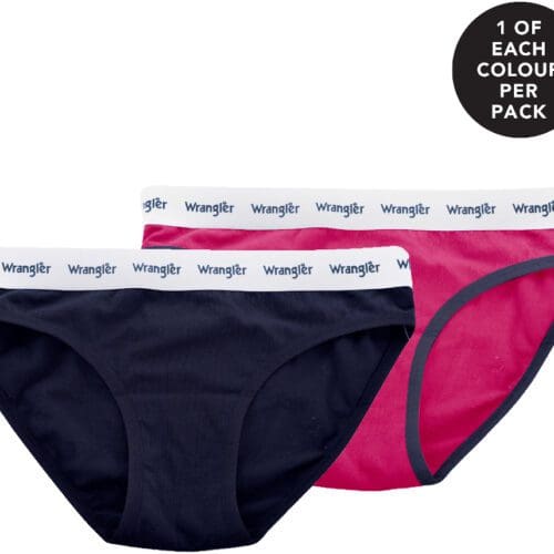 Wrangler Women's Logo Briefs Twin-Pack - Pack
