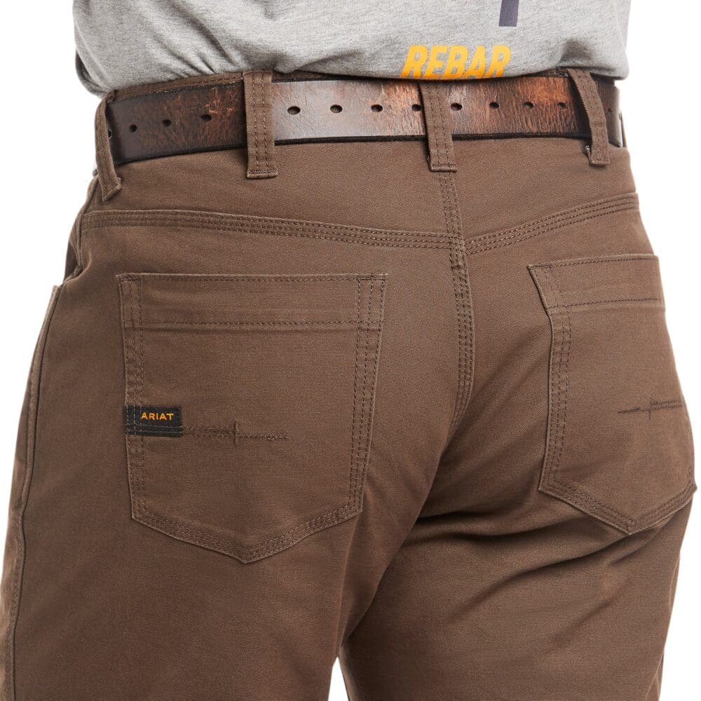 Ariat Jeans Men's Rebar DuraStretch Made Tough Shorts - Back