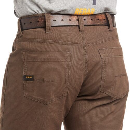 Ariat Jeans Men's Rebar DuraStretch Made Tough Shorts - Back