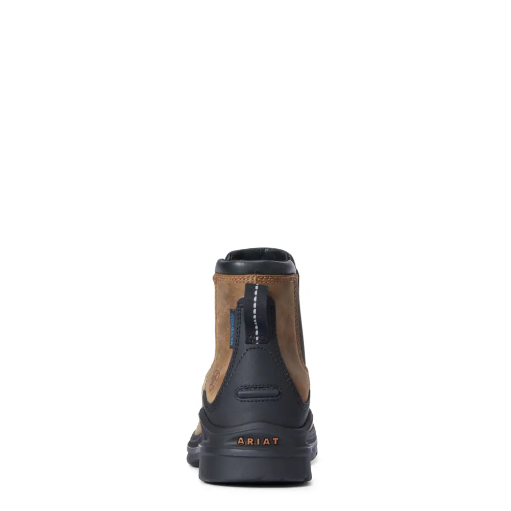 Ariat Men's Barnyard Twin Gore II H20 - Antique Brown - Back