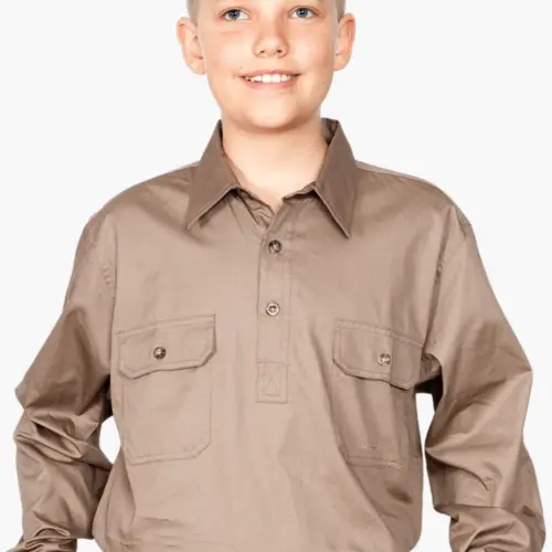 just country boys lachlan workshirt - Brown