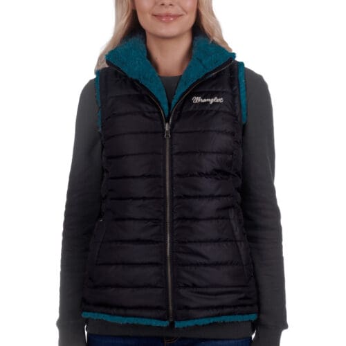 Wrangler Women's Montana Reversible Vest - Front