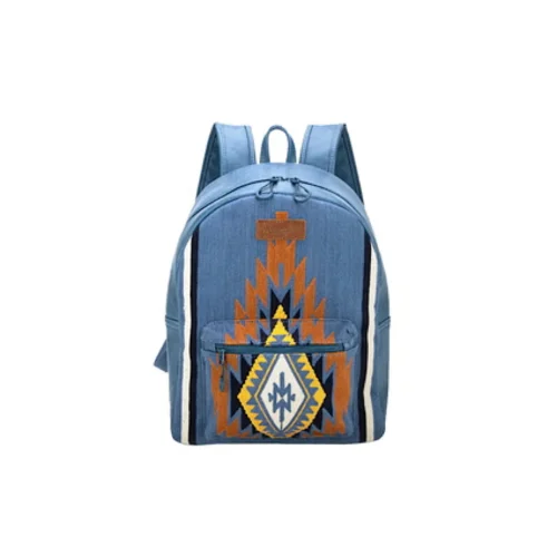 Wrangler Maya Aztec Backpack - Blue
