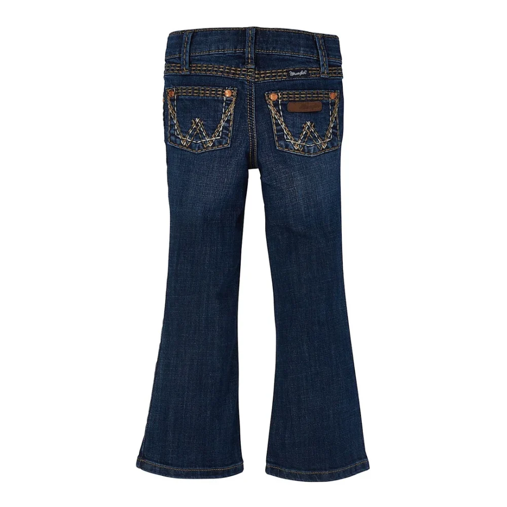 Wrangler Girls Denver Med Bootcut Jeans - Back