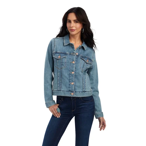 Ariat Women's Utah Denim Jacket - Front