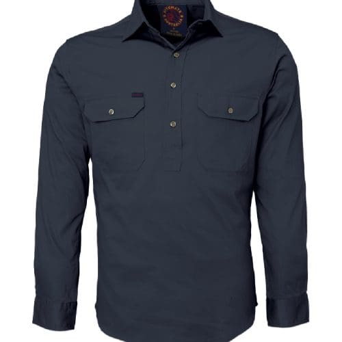 RiteMate Men's Closed Front LS Workshirt